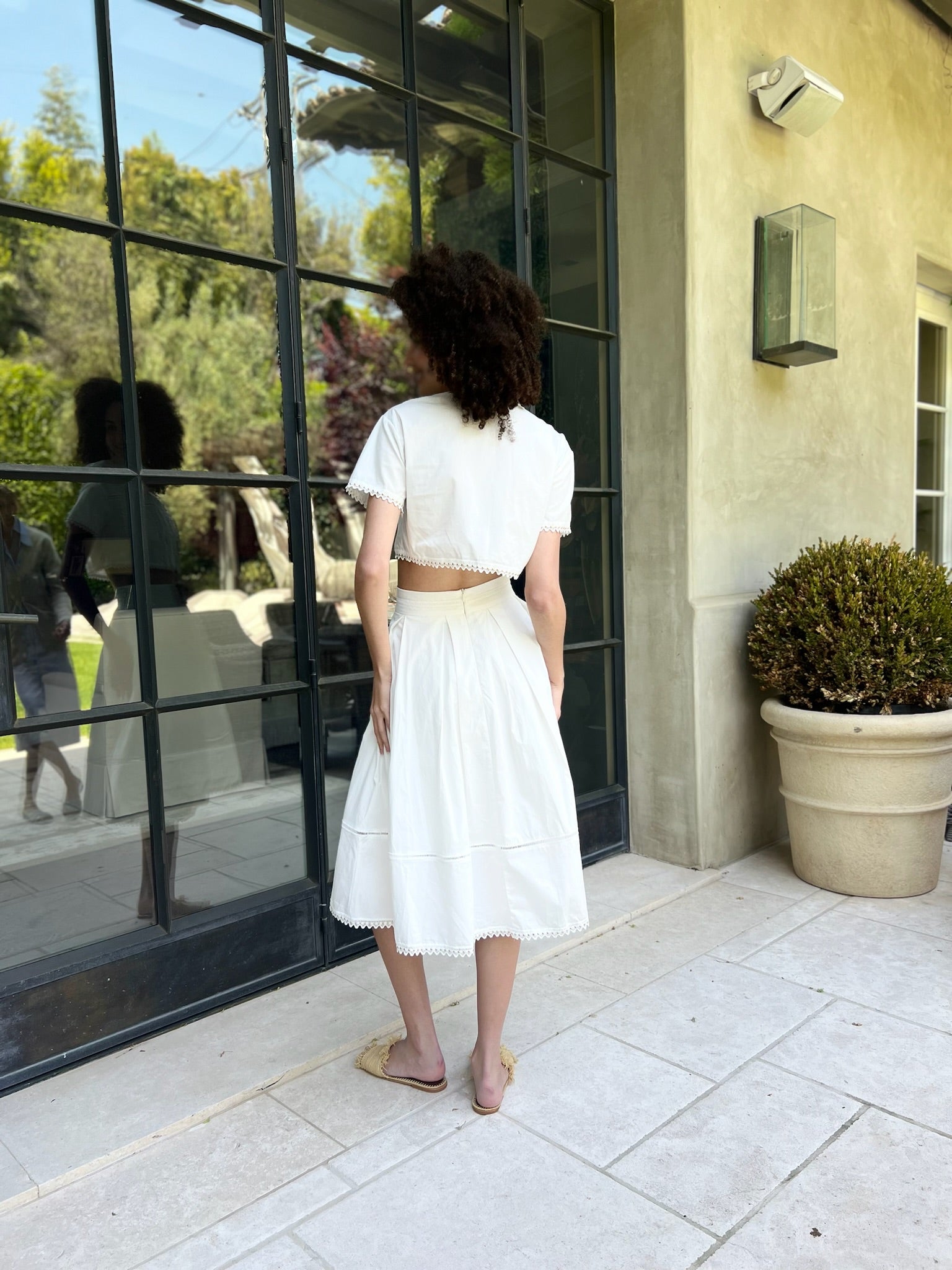 The Hamptons Two-Piece Set-White Medium The Hamptons Two-Piece Set-White Medium